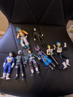 Anime Action Figure Lot of 7