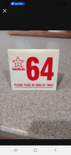 Carls jr table number 64 [[[ $40 FRIM]]]
Nice for lowrider or hot rods 
Muscle car 
Car show display