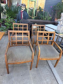 Set of 4 Original Mid-Century BERNHARDT Dining Chairs