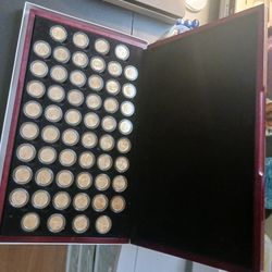 24K Plated Gold Quarter State Set