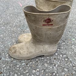 Lot Of Rubber Work Boots