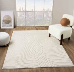 Kamrudeen Geometric Area Rug 8x 10 $45