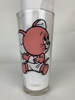 Glassware, cup, glasses, Pepsi,1975, vintage, TUFFY of tom and Jerry