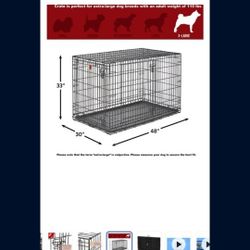 Midwest Lifestages Double Door Collapsible Wired Dog Cage