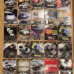 Hot Wheels Premium & Real Riders Lot Of 35 - Car Culture, JDM