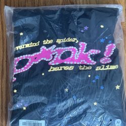 Spider Hoodie Pink Sz M