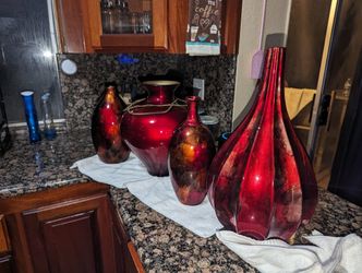 Beautiful Red Vases