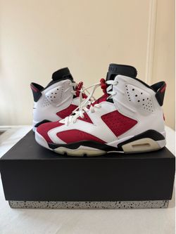 Retro Jordan 6s Carmines men size 10