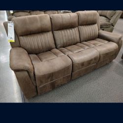 Brand New Sofa & Love Seat 
Breatheble Leather 
Dark Coffe
Manual Recliners 
$1039 + Tax
FREE LOCAL DELIVERY & SET UP
ONLINE SALES 
ORDER HERE PAY UPO