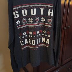 Long Sleeve Christmas Gamecock Shirt