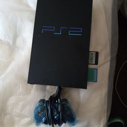 Ps2 With Controller A Modded Memory Card 