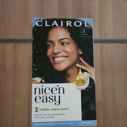 Clairol Nice 'n Easy Permanent Hair Color #2 Black Brand New & Sealed