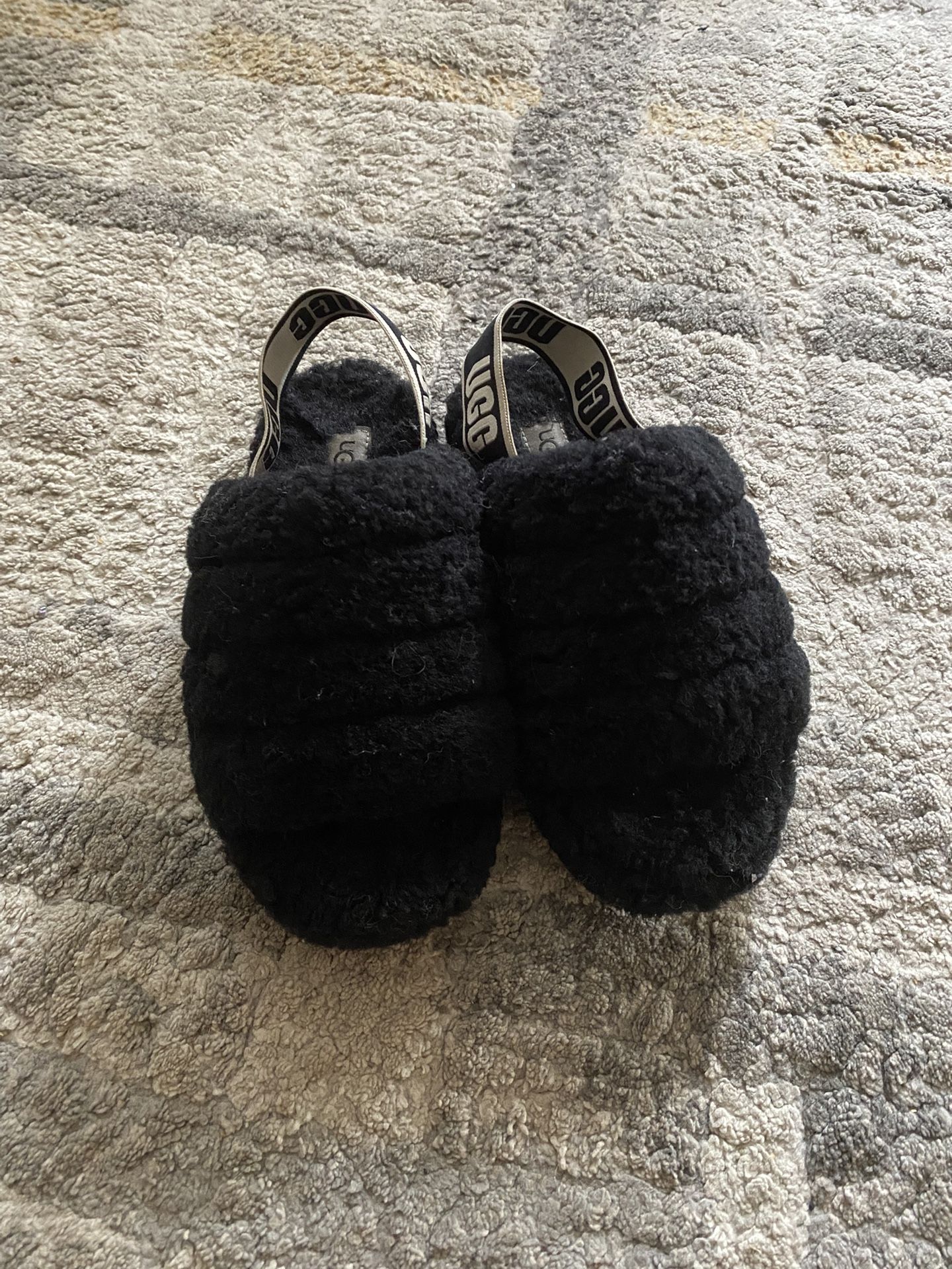 Wmns Black Ugg Slide Size 7