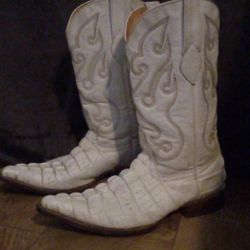 White Alligator Boots - Los Altos Boots Western Wear 