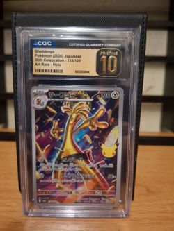 Gholdengo CGC Pristine 10 Japanese Pokemon Card