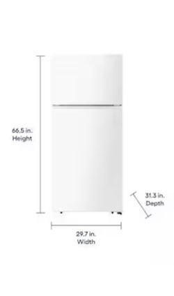 New Used Hisense 18 cu ft Refrigerator – White – Moving Sale
