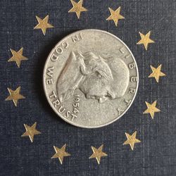 Half dollar 1954  coin USA