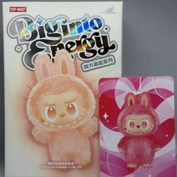 LOVE Big Into Energy LABUBU The Monsters BIE Vinyl Plush Pendant