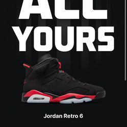 Air Jordan Retros 6 Infrared 
