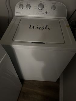 Washer And Dryer 