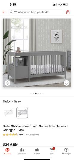 Delta Zoe 5in 1 Crib