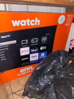 onn. 70-Inch 4K UHD Roku Smart TV