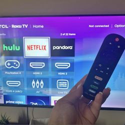 TCL 55” Class 4-Series4K UHD HDR Roku Smart Tv