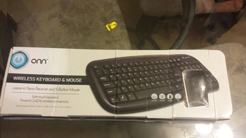 Onn Wireless Keyboard and Mouse LS6400R