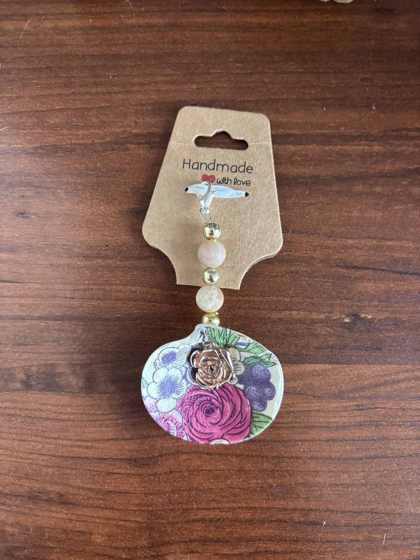 Handmade Seashell Keychain