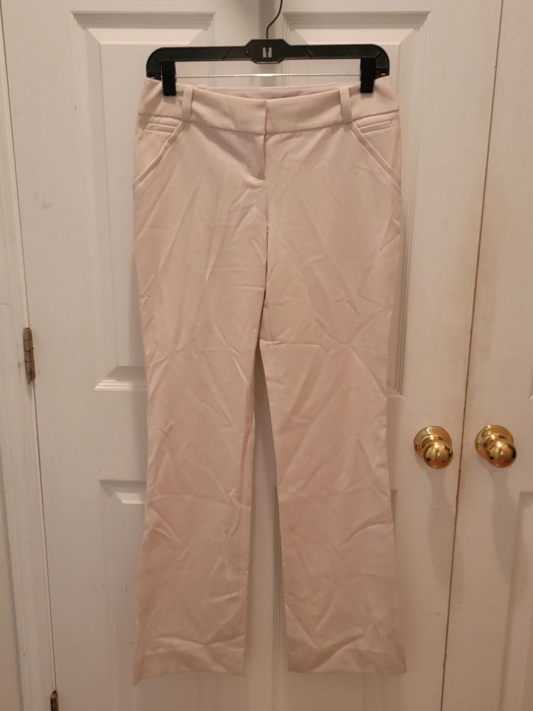 NWT The Limited Cassidy Fit Beige Classic Career Trouser Pants - Size 2R
