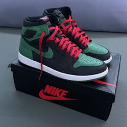 Jordan 1 Retro High Pine Green Black
