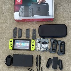 Nintendo Switch 1 Launch System Unpatched and Hackable -- accessories and games available as well