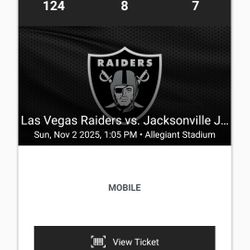 Raiders Ticket