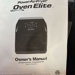 Power Air Fryer Oven Elite