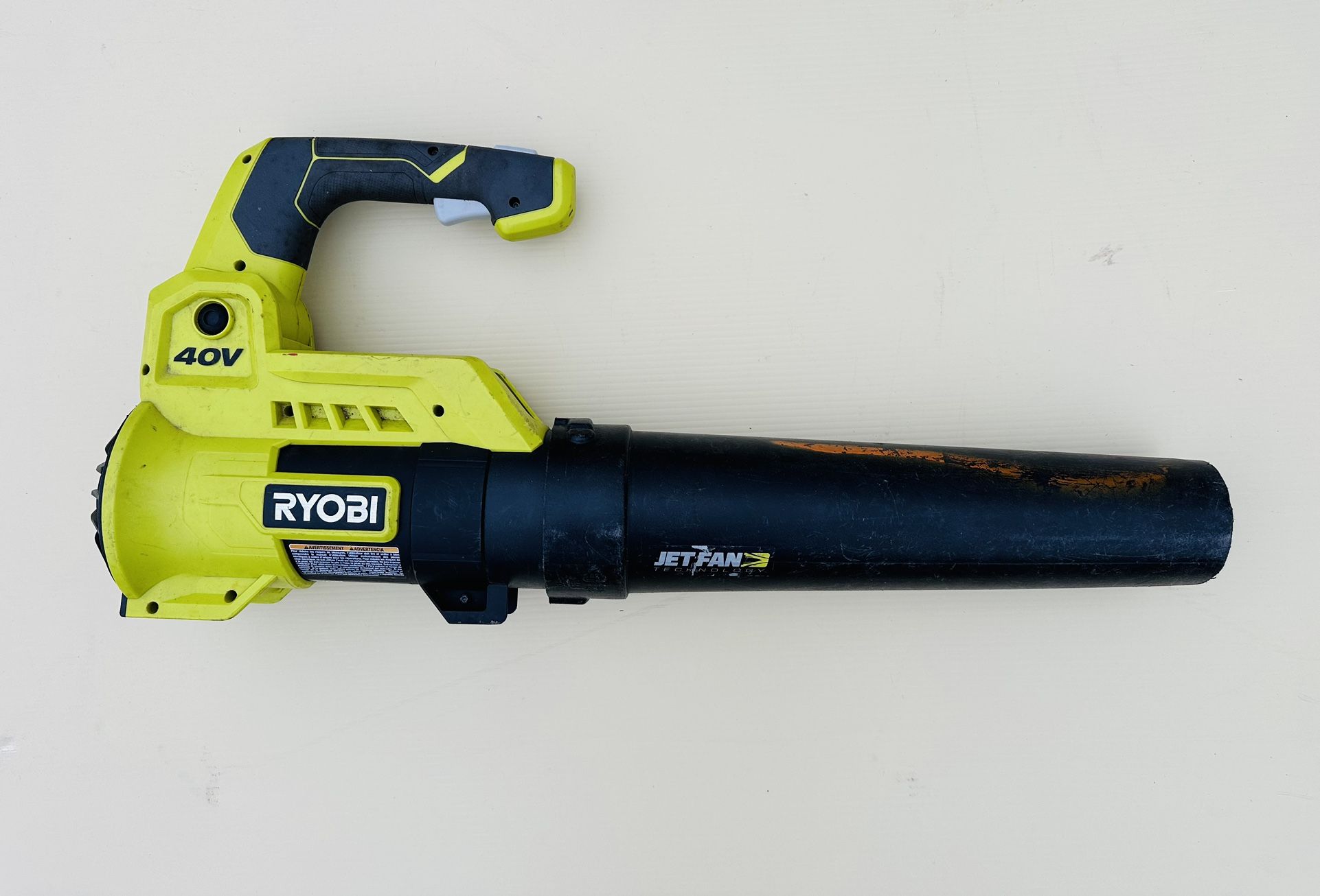Ryobi RY40408VNM 40V Cordless Jet Fan Leaf Blower - Tool Only
