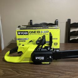Ryobi 18v ONE+ HP Brushless 12” Chainsaw 