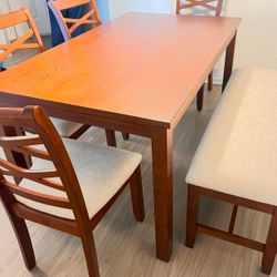 Bonito Comedor De Madera Nuevo En Caja