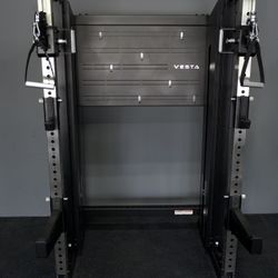Vesta New Pioneer Series| Functional trainer | stainless steel | Aluminum wheels | Adjustable Pull Up Bar| 200lbs weight stack| gym| Free Delivery 