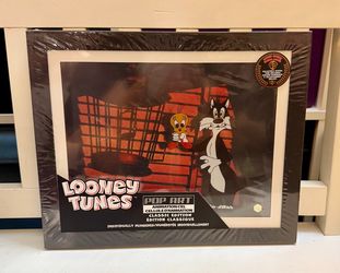 Exclusive POP ART Classic Collectible - Limited Edition with Digital Twin Collectible | Authentic Scene from Looney Tunes - Scene from Birds Anonymous