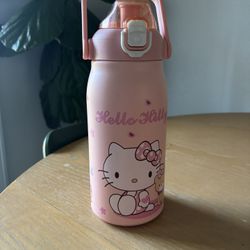 Hello Kitty Insulated Pink 32 oz Water Bottle