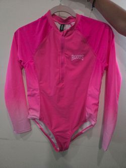 ROOTS Long Sleeve Swimsuit 100% Brand New Without Tags