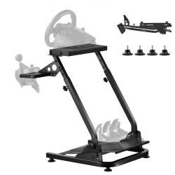 482**Racing Wheel Stand, Adjustable & Foldable Simulator Stand for Logitech G29 G27 G920 G923, Thrustmaster T300RS T300GT T248 TS-PC TSXW Gaming Cockp