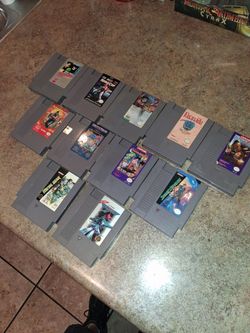 Nintendo NES games clean and tested pick up in Glendale $10 each need gone today
