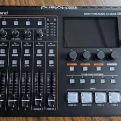 Roland SR20HD Video Audio Streaming Switcher for DJs and Content Producers