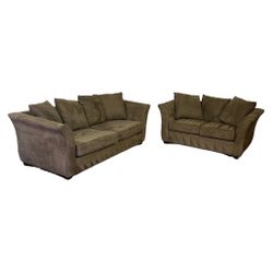 Klaussner Couch And Loveseat Sofa Set *Free Delivery*
