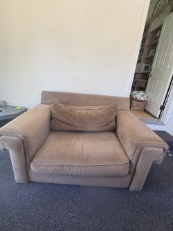 Brown Love Seat Couch