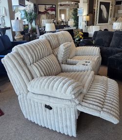 Double Reclining Love Seat with Center Console