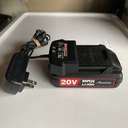 AVID POWER 20V MAX 2.0 Ah Lithium Ion Rechargeable Battery, Only Fit for Specified Cordless Tools, Bundle with 20V Battery Charger