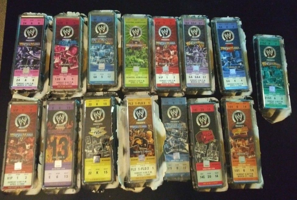 Collectible Wwe/F Tickets