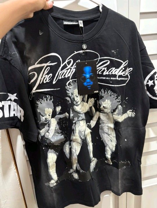 Hellstar T Shirt Angels size Small Brand New